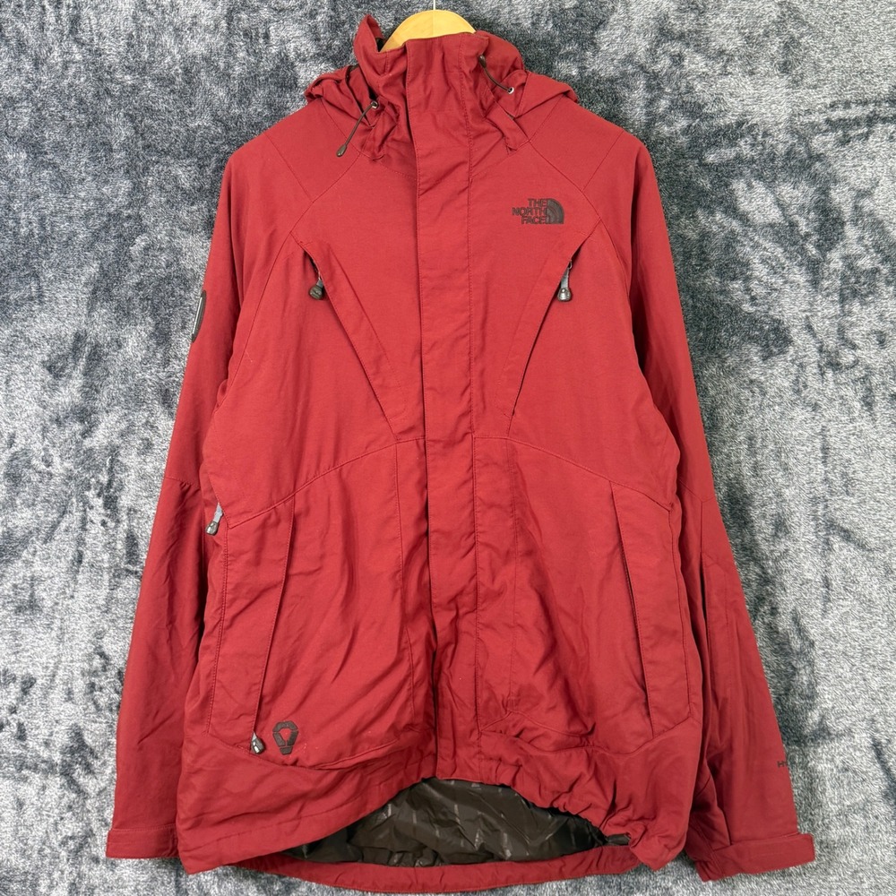 The North Face RECCO Avalanche Rescue System Jacket Mens Large Red Ski Snowboard